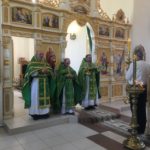 В день празднования обретения мощей и прославления святого Иоанна Оленевского благочинный протоиерей Димитрий Кошолкин возглавил Божественную литургию