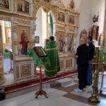 Божественная литургия в Иоанно-Оленевском храме